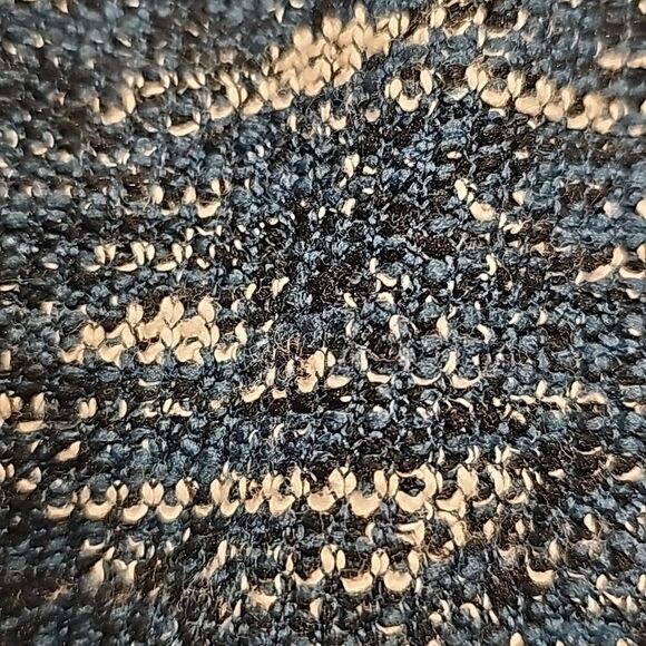 TALBOTS Tweed‎ Knit Fit and Flare Faux Leather Trim Dress - Size 16 Petite - Picture 10 of 10